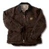 Carhartt Sandstone Ridge Coat, Sherpa Lined Dark Brown