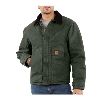 Carhartt Sandstone Traditional Jacket, Arctic Quilt Lined Moss