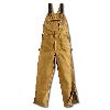 Carhartt Duck Zip-To-Thigh Bib Overall, Unlined 