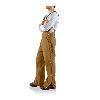 Carhartt Duck Zip-To-Thigh Bib Overall, Unlined 