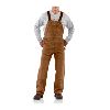 Carhartt Sandstone Bib Overall, Unlined Carhartt Brown