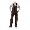 Carhartt Sandstone Bib Overall, Unlined Dark Brown