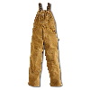 Carhartt Sandstone Bib Overall, Unlined Carhartt Brown