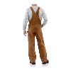 Carhartt Sandstone Bib Overall, Unlined Carhartt Brown
