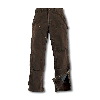 Carhartt Sandstone Waist Overall, Quilt Lined Dark Brown