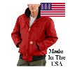 Carhartt Duck Active Jacket, Quilted-Flannel Lined 