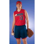 Womens Racer Back Sleeveless Softball Jersey