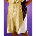 Diagonal And Front Side Insert Adult Basketball Short
