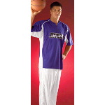 Adult Half-Front Zip Basketball Shooter Shirt