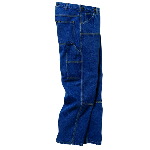 Indigo Denim Logger Dungaree, Enzyme Washed