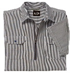 Logger Shirt, Hickory Stripe, Pullover, Short Sleeve