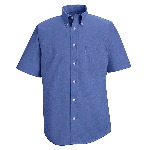 Mens 60/40 Oxford S/S Executive Button Down Shirt