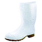 Rubber Boot, 12" White Knee Working Boot