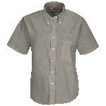 Womens 60/40 Oxford S/S Executive Button Down Shirt