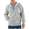 Carhartt Midweight Zip-Front Hooded Sweatshirt Heather Gray