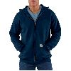 Carhartt Midweight Zip-Front Hooded Sweatshirt Navy