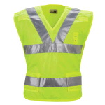Mens Hi-Visibility Breakaway Safety Vest, Police-Printed