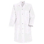 Womens Gripper Front Red Kap Lab Coat