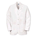 Mens 65/35 3-Button Front Notch Collar Lapel Counter Coat