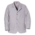 Mens 80/20 3-Button Front Notch Collar Lapel Counter Coat