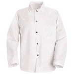 Snap Front Short Butcher Coat