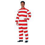 Mens Triple Needle Inmate Jumpsuit, Twill