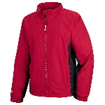 Ladies Two-Tone Microfiber Jacket