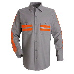 Long Sleeve Enhanced Visibility Work Shirt