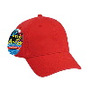 Otto Cap "Otto A-Flex" Washed Cotton Twill Low Profile Pro Style Caps - By the dozen Red