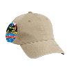 Otto Cap "Otto A-Flex" Washed Cotton Twill Low Profile Pro Style Caps - By the dozen Khaki