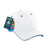 Otto Cap "Otto A-Flex" Polyester Q-Max Cool Mesh Low Profile Pro Style Caps White/Navy