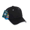 Otto Cap "Otto A-Flex" Polyester Q-Max Cool Mesh Low Profile Pro Style Caps Black/White