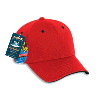 Otto Cap "Otto A-Flex" Polyester Q-Max Cool Mesh Low Profile Pro Style Caps Red/Black