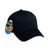 Otto Cap "Otto A-Flex" Cotton Twill w/Stretchable Polyester Air Mesh Back Low Profile Pro Style Caps Black