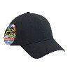 Otto Cap "Otto Flex" Brushed Bull Denim Low Profile Pro Style Caps Black