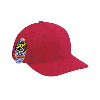 Otto Cap "Otto Flex" Brushed Chino Cotton Twill Low Profile Pro Style Caps Red
