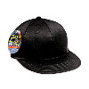 Otto Cap "Otto Flex" Deluxe Cotton Twill Flat Visor Pro Style Caps Black