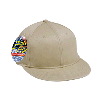 Otto Cap "Otto Flex" Deluxe Cotton Twill Flat Visor Pro Style Caps Khaki