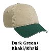 Otto Cap Superior Garment Washed Cotton Twill Sandwich Visor Low Profile Pro Style Two Tone Color Caps 