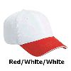 Otto Cap Superior Garment Washed Cotton Twill Sandwich Visor Low Profile Pro Style Two Tone Color Caps 