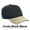 Otto Cap Superior Garment Washed Cotton Twill Sandwich Visor Low Profile Pro Style Two Tone Color Caps 