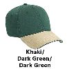 Otto Cap Superior Garment Washed Cotton Twill Sandwich Visor Low Profile Pro Style Two Tone Color Caps 