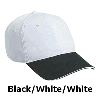 Otto Cap Superior Garment Washed Cotton Twill Sandwich Visor Low Profile Pro Style Two Tone Color Caps 