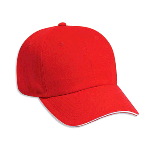 Brushed Bull Denim Sandwich Visor Low Profile Pro Style Caps