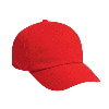 Otto Cap Deluxe Garment Washed Cotton Twill Low Profile Pro Style Caps Red