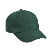 Otto Cap Deluxe Garment Washed Cotton Twill Low Profile Pro Style Caps Dark Green