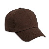Otto Cap Deluxe Garment Washed Cotton Twill Low Profile Pro Style Caps Dark Brown