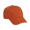Otto Cap Deluxe Garment Washed Cotton Twill Low Profile Pro Style Caps Texas Orange