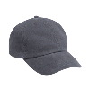 Otto Cap Deluxe Garment Washed Cotton Twill Low Profile Pro Style Caps Charcoal Gray