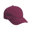 Otto Cap Deluxe Garment Washed Cotton Twill Low Profile Pro Style Caps Maroon